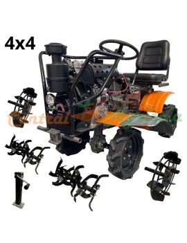 tractor motocultivador 4x4