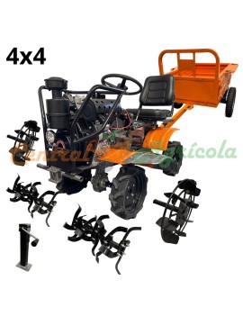 motocultivador tractor 4x4