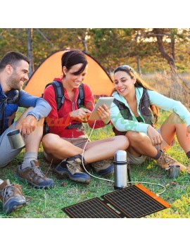 panel solar camping