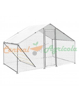 gallinero con escalera 6m2