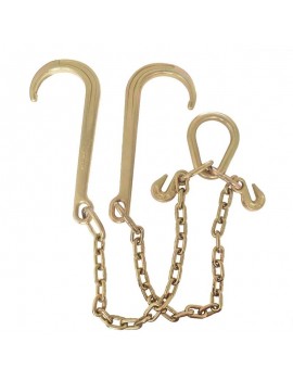 Gancho con cadena tipo J...