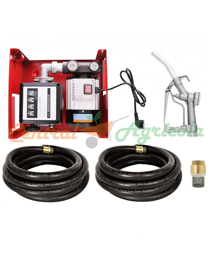 Pistola De Combustible Diésel Automática - Bomba Autocebante Con Conector 3/4" Y 1"