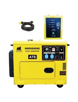 Generador Diesel 5KVA Monofásico ATS Insonorizado Bear Machines