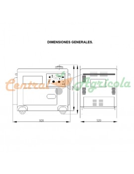 GENERADOR DIESEL PETROLERO 7KW OTARU