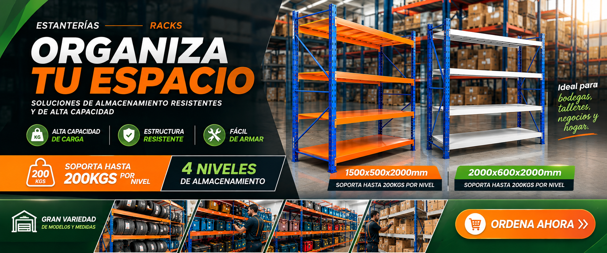 Estanterías Racks Profesionales 
